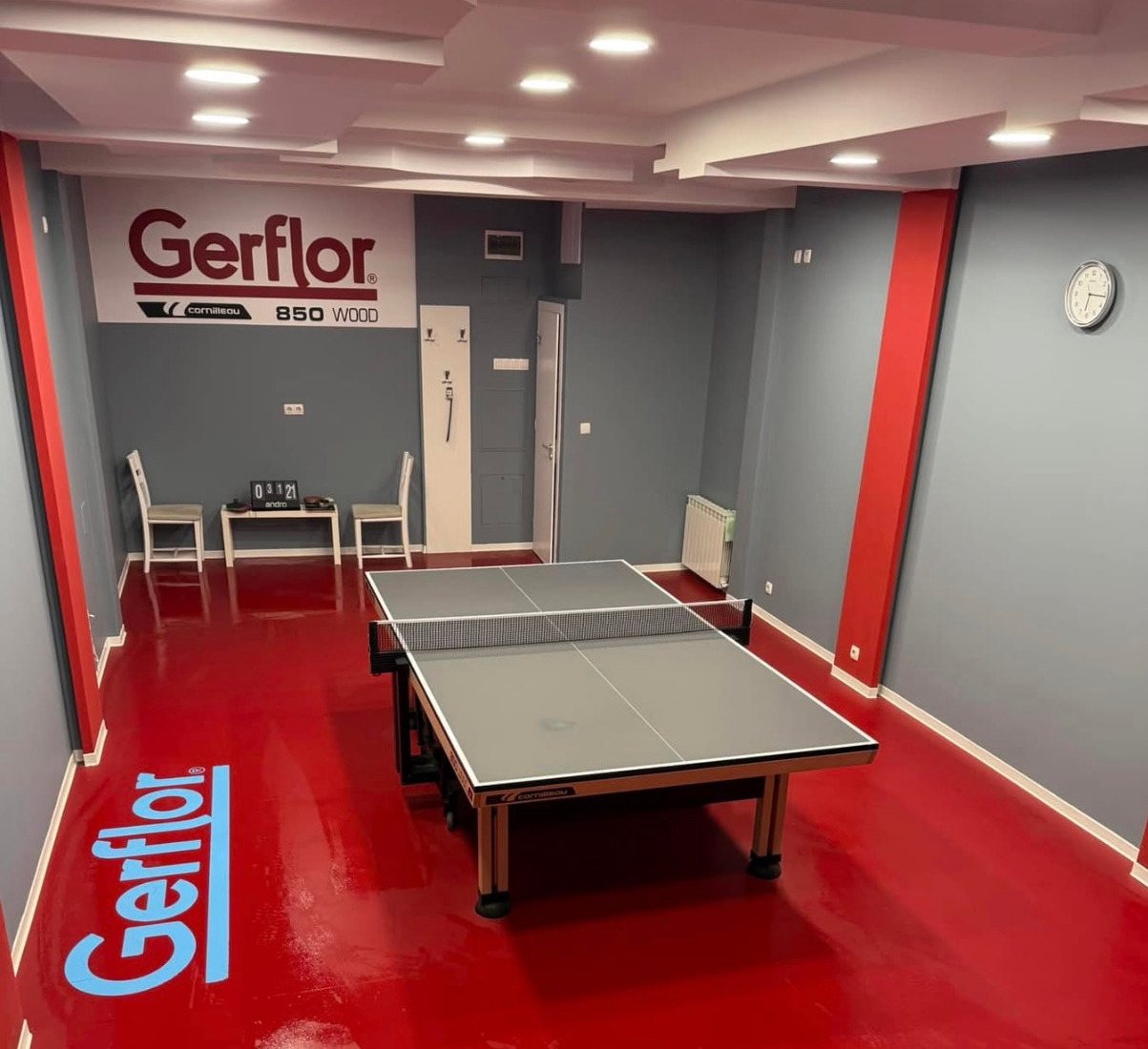 Table tennis hall